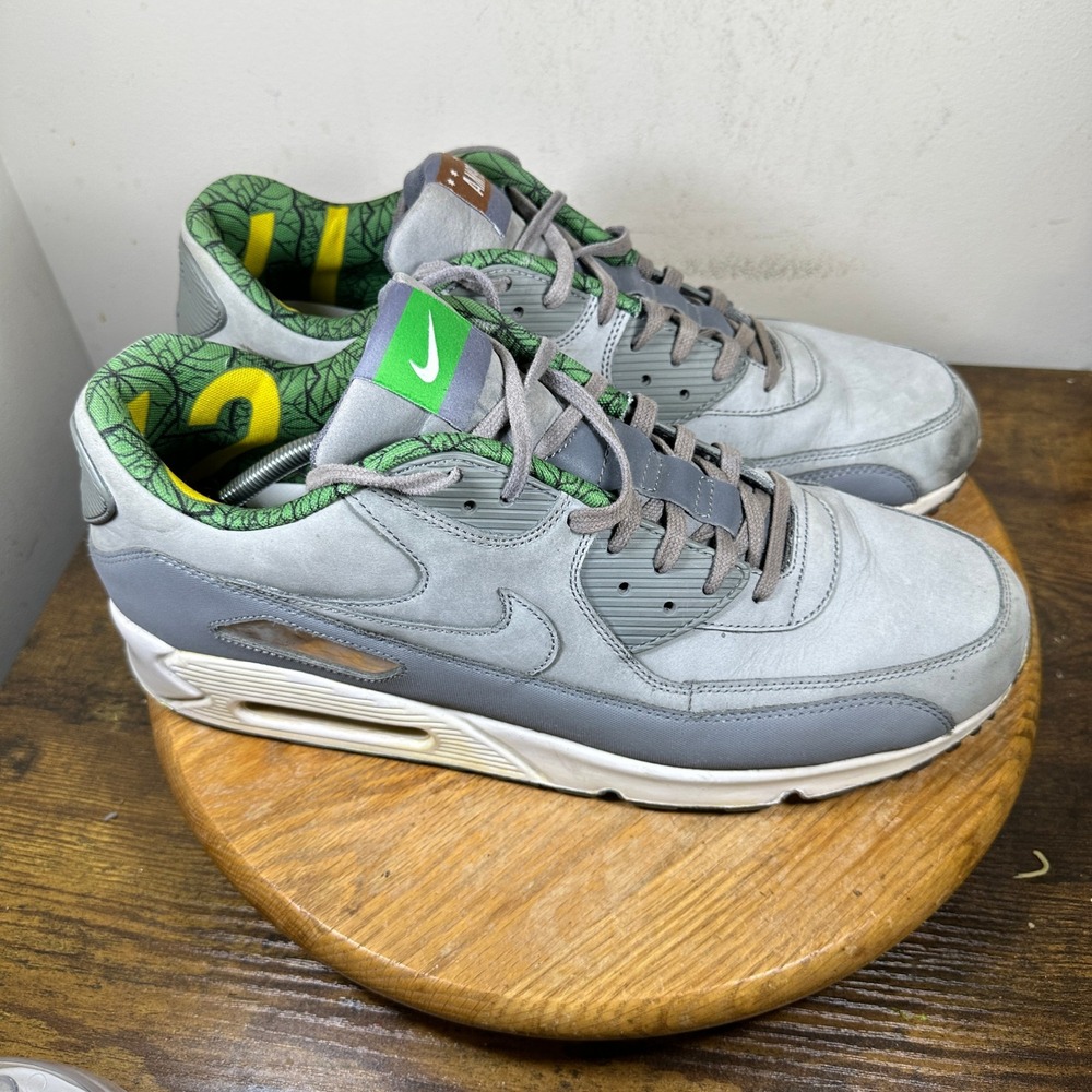 Nike Air Max 90 Chicago 2015 Grey Green 836302-002 Mens Size 15